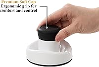 Vista 4 de Mesa de aerohockey Barrington Billiards con accesorios, perfecta para salas de juegos familiares with Accessories