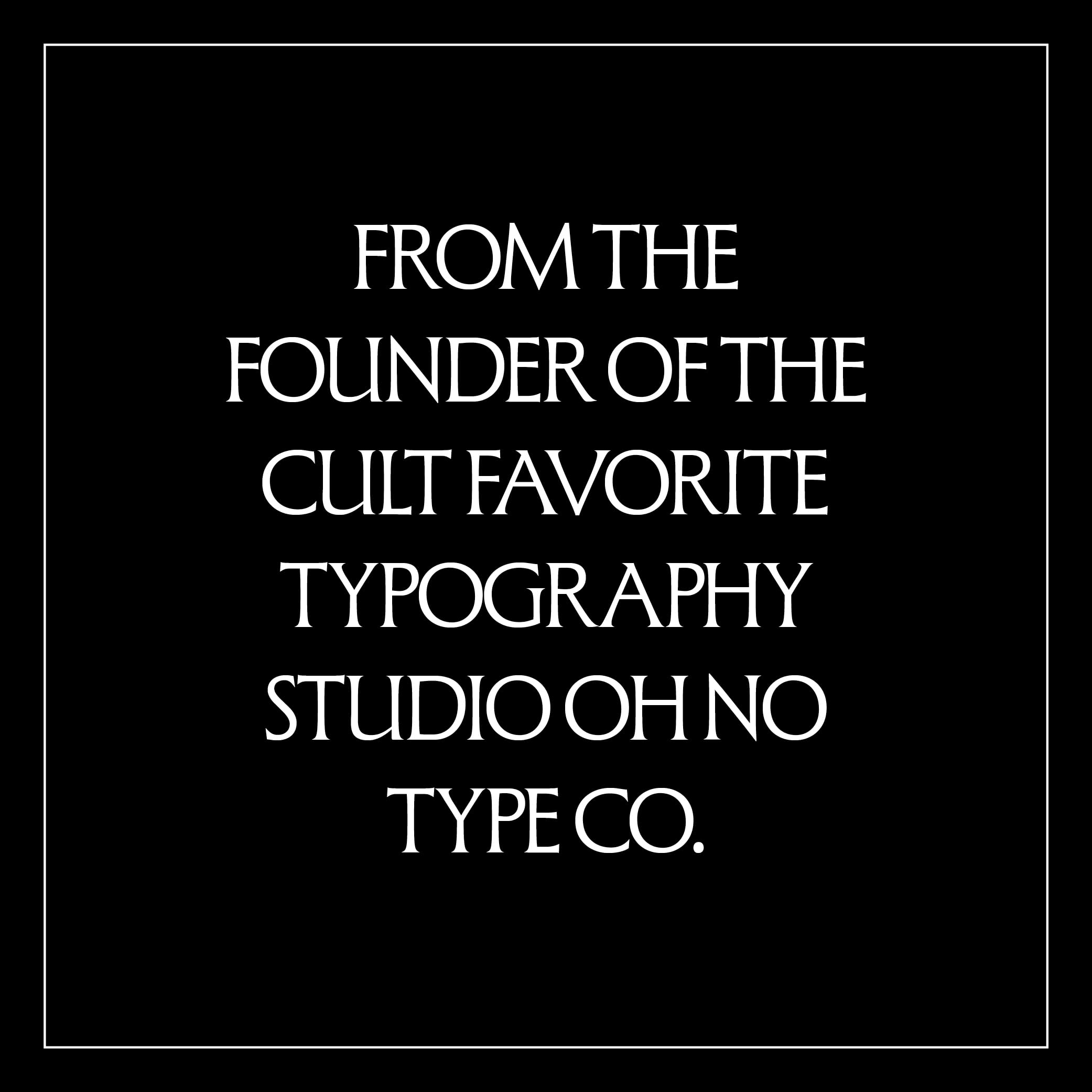 The Ohno Book A Serious Guide to Irreverent Type Design /anglais