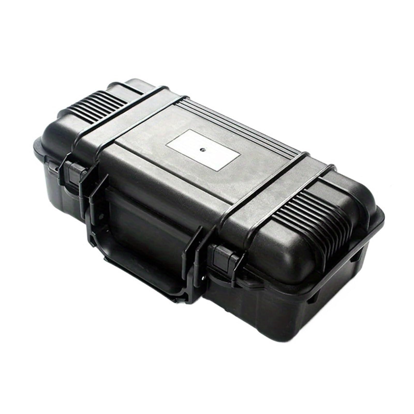 Tool Box Black Hard Shell Carrying Toolbox Shockproof Portable Secure Tool Storage Case(305x165x105mm)