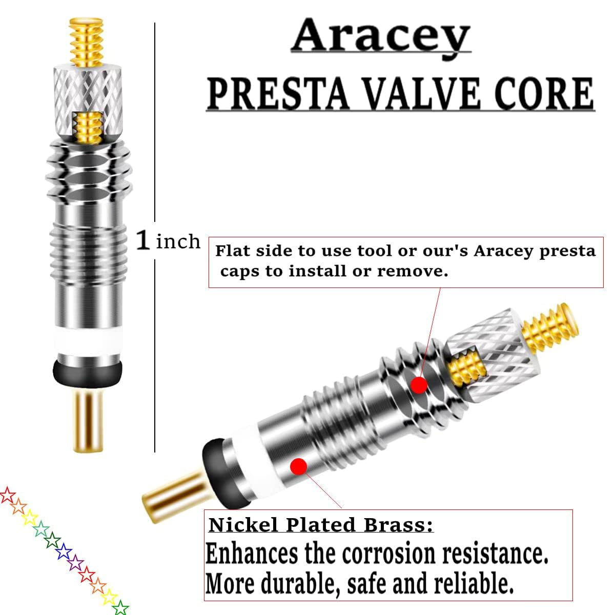 Presta Valves & Caps - Bike Tire Essentials -2
