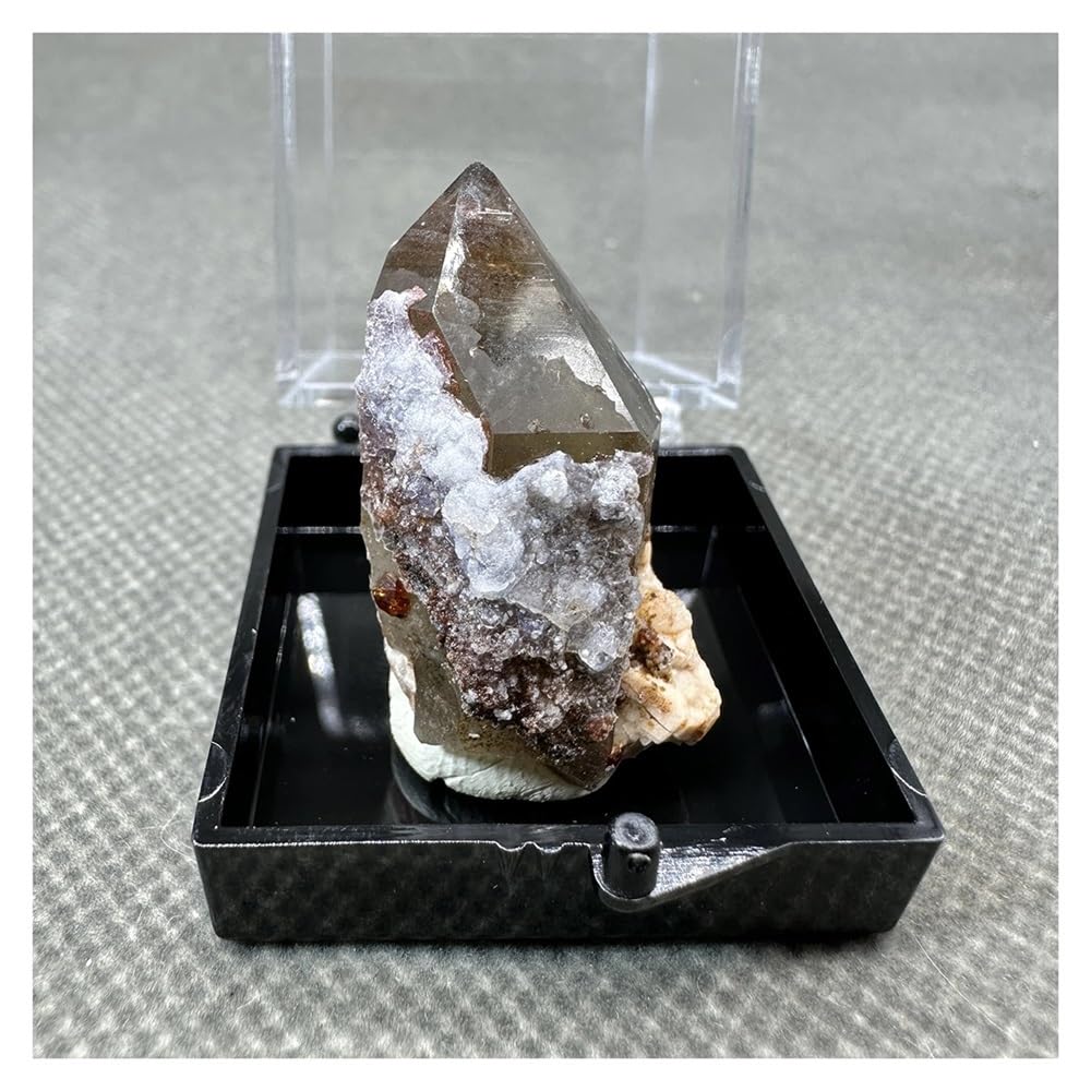 Collar con soporte de piedra de cristal de 3,4 cm para meditación y estilo diario