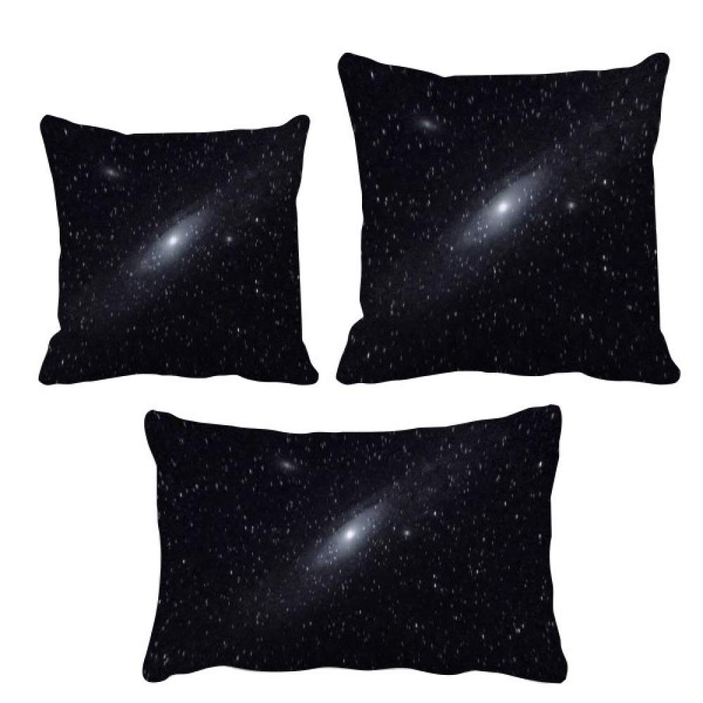 Housse de coussin nébuleuses blanc DIYthinker décorative 45x45 cm