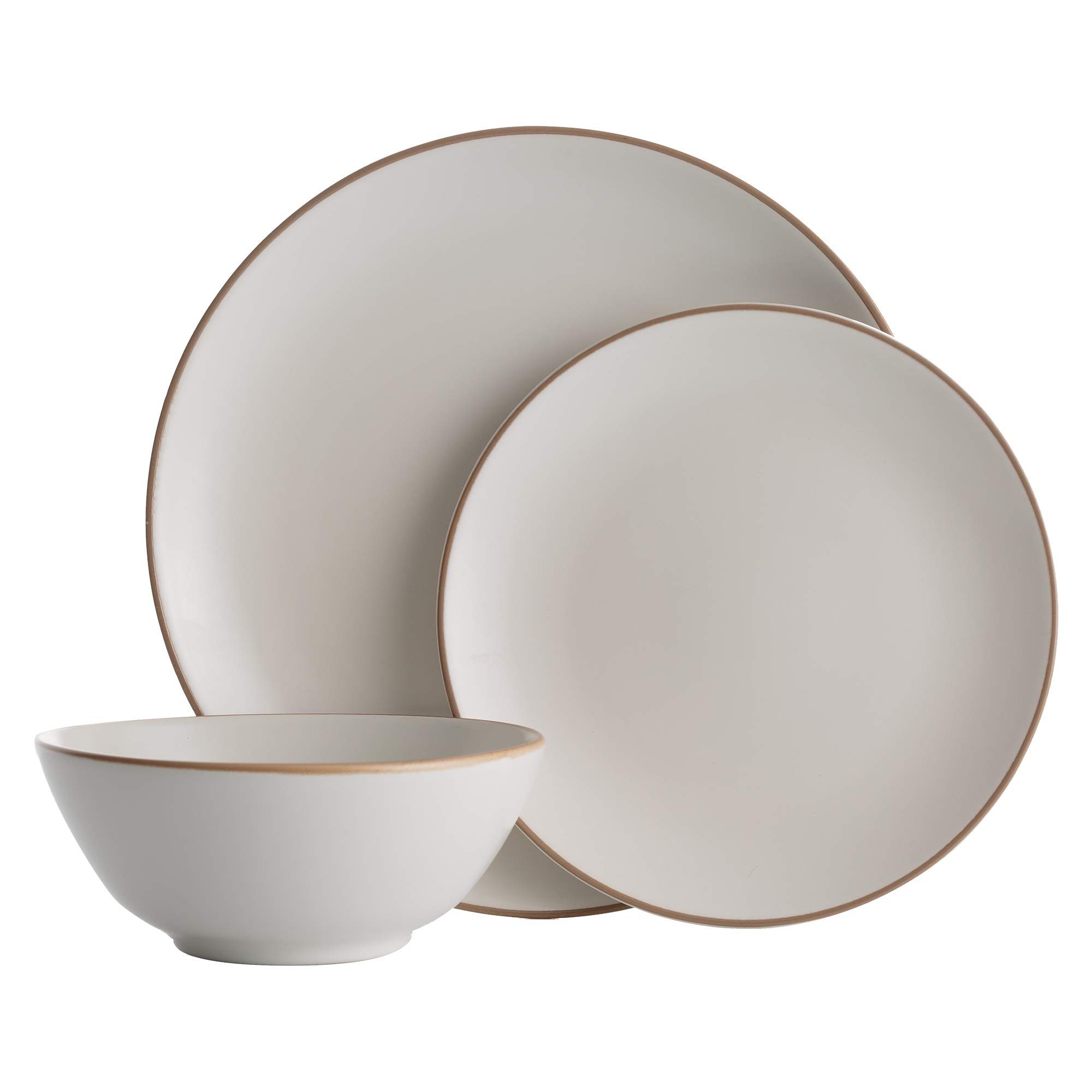 Mason Cash Classic Collection Cream Stoneware 12 Piece Dinner Set