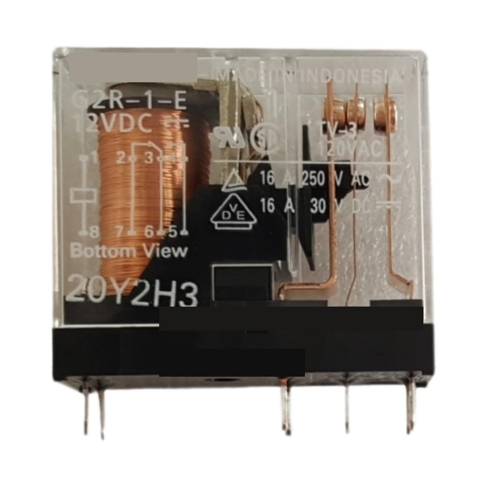 5pcs Relay G2R-1 G2R-2 G2R-1-E G2R-1A-E 5VDC 12VDC 24VDC(G2R-2 5VDC)