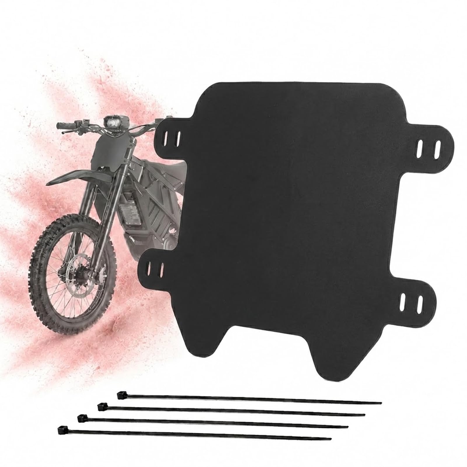 Amazon.com: JFG RACING Front Number Plate for Electric Dirt Bike