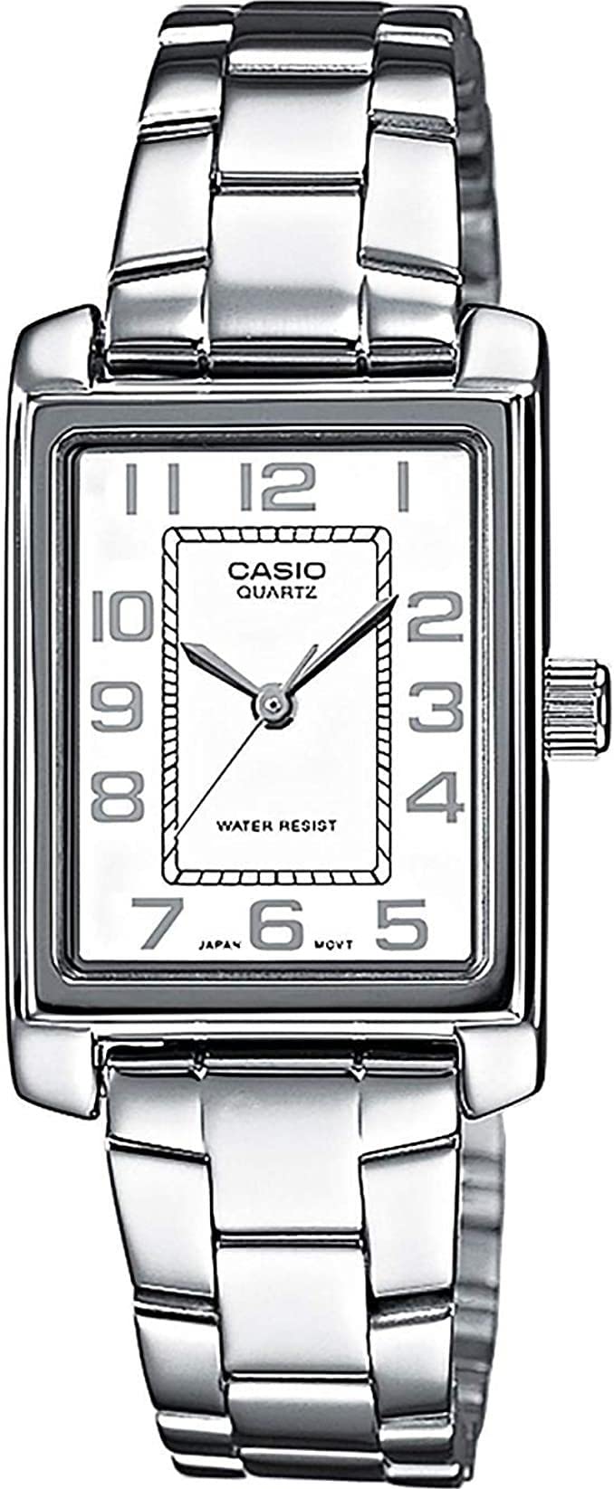 Casio Damen Analog Quarz mit Edelstahl Armbanduhr LTP1234PD7BEF