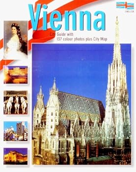 Paperback Vienna: City Guide with 137 Colour Photos, Plus City Map Book