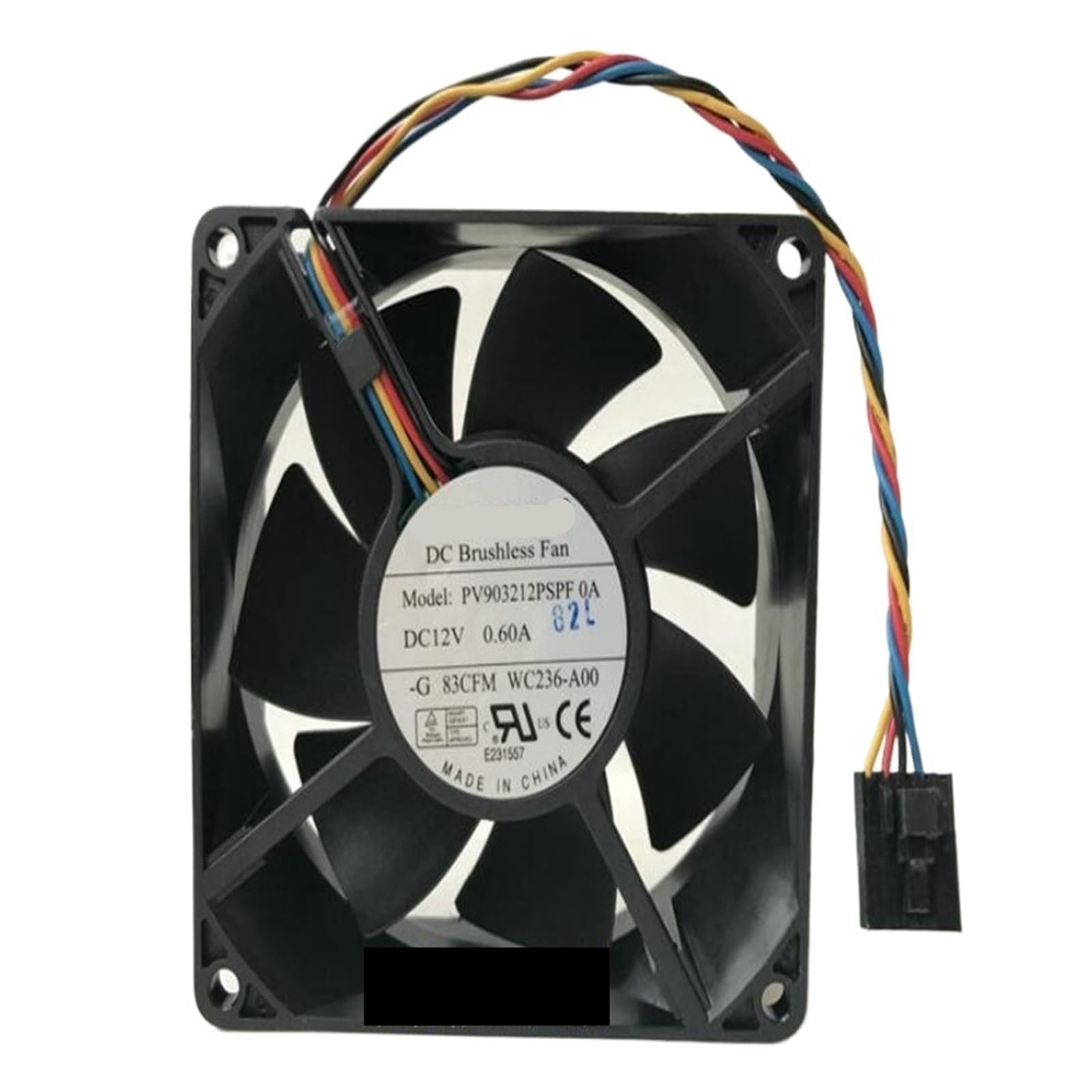 CZVJUKBYP PV903212PSPF 0A 12V 0.60A 4-Wire Fan