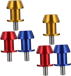 MAGICLULU 6 Piezas Spools de Brazo Oscilante de Aluminio Compatible con Modelos de Diseño de Instalación Rápida y Protección de Swing Arm Colores Dorado Rojo y Azul