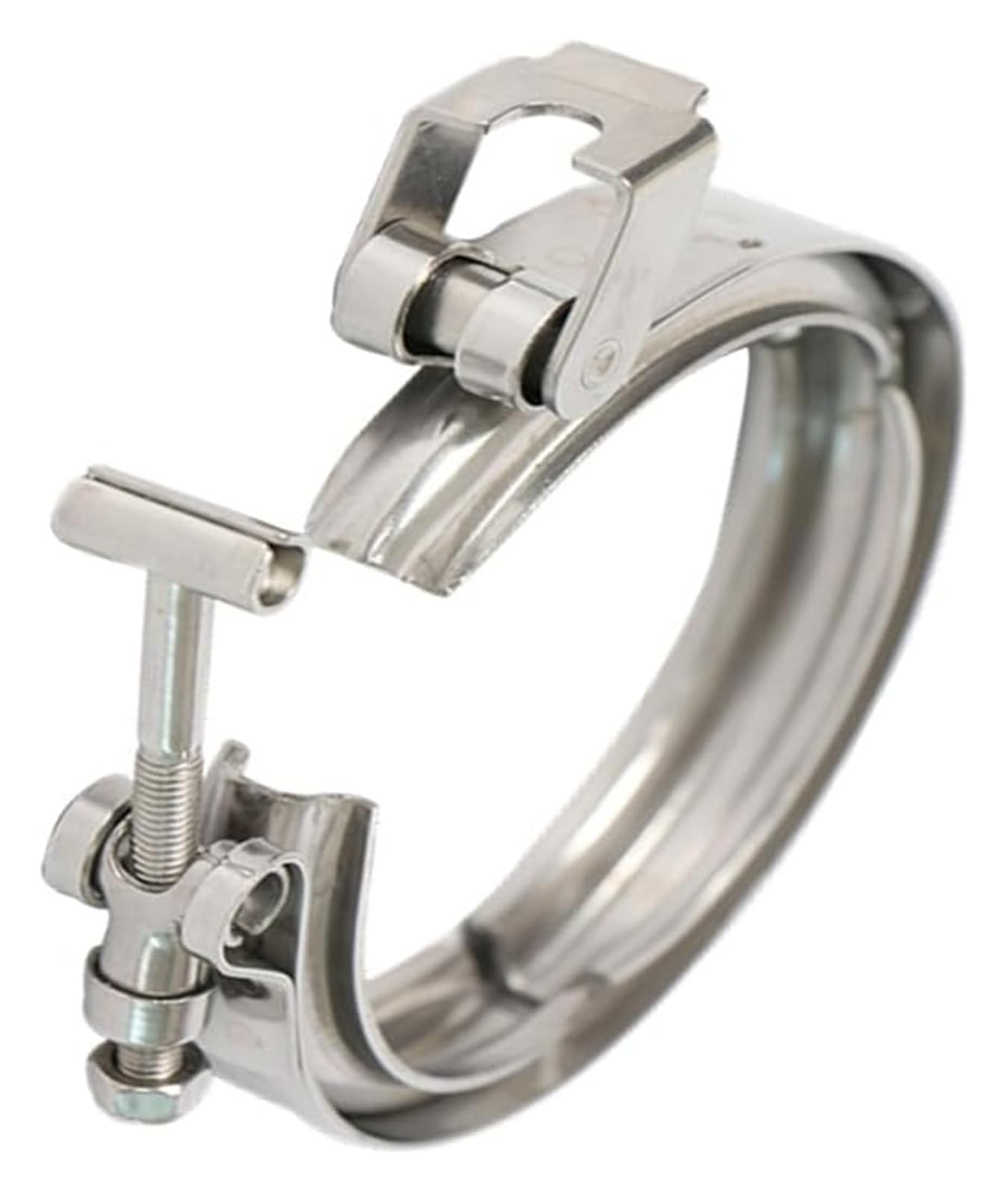 Zaciski wydechowe, zacisk V-Band ze stali nierdzewnej, zwalniacz V-Band do 304 1,5-6,0 cala, bez kołnierzy(6.0 Inch)