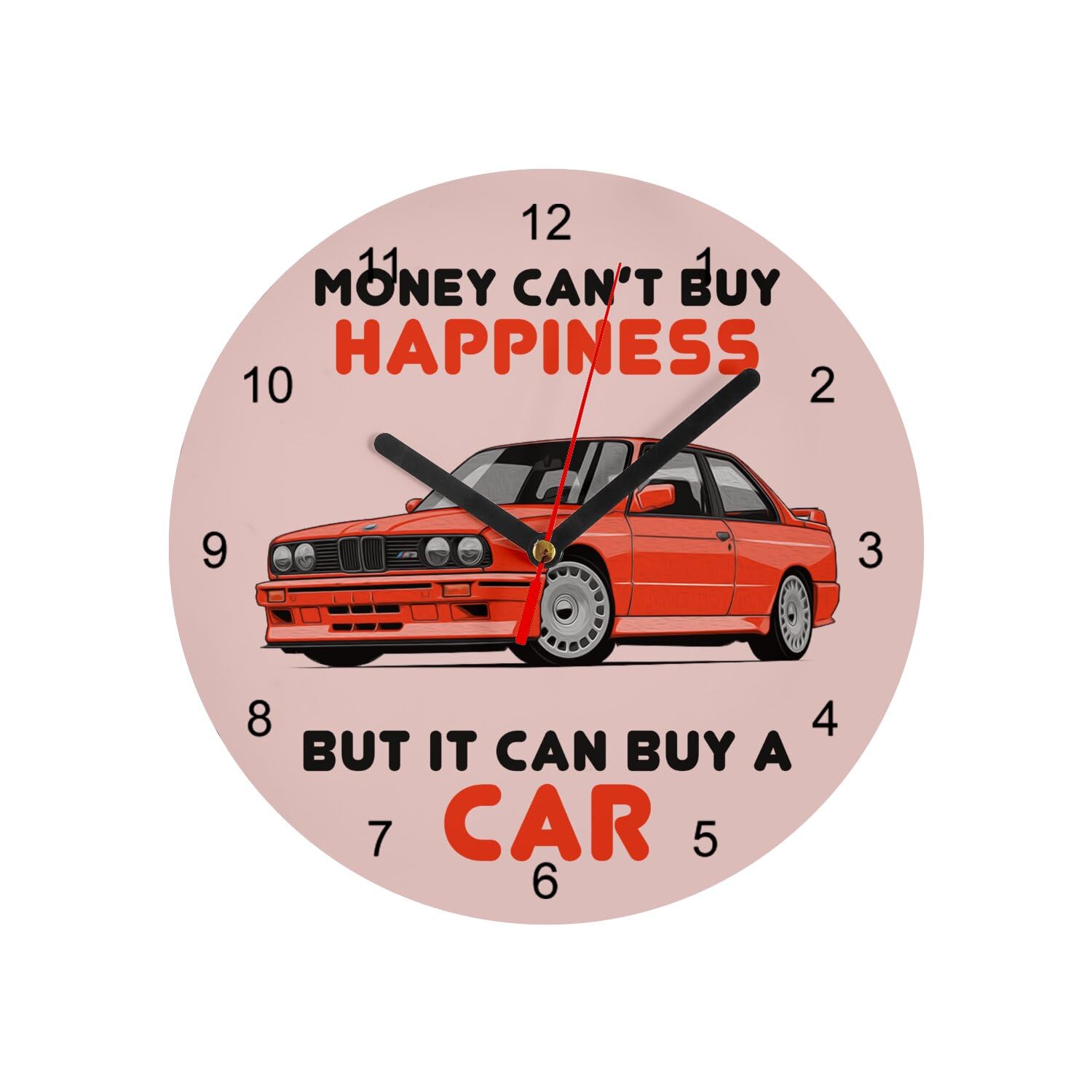 Horloge murale en verre Fabulous pour dynamiser un mur triste et vide