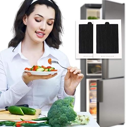 Miniatura 5 de Paquete de 4 filtros de aire de repuesto para refrigerador, filtro de aire de refrigerador activado con carbón compatible con Frigidaire y