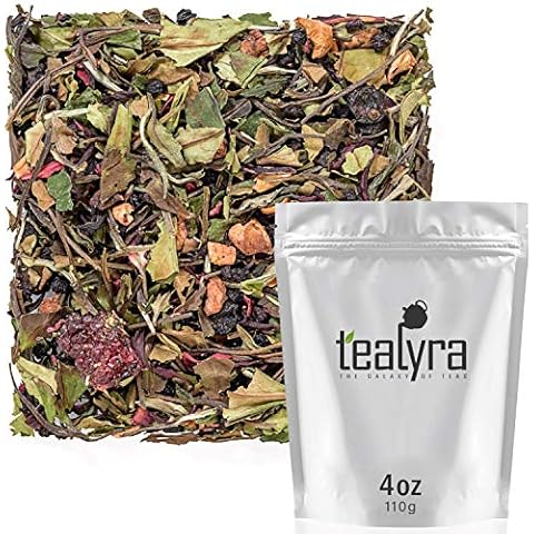 Tealyra White Garden Bouquet Fruity White Loose Leaf Tea Cover