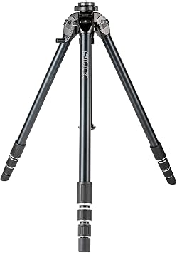 SLIK Professional 4 Tripod Legs - Supports 22 lb, for Mirrorless/DSLR Sony Nikon Canon Fuji Cameras and More - Black 619-975