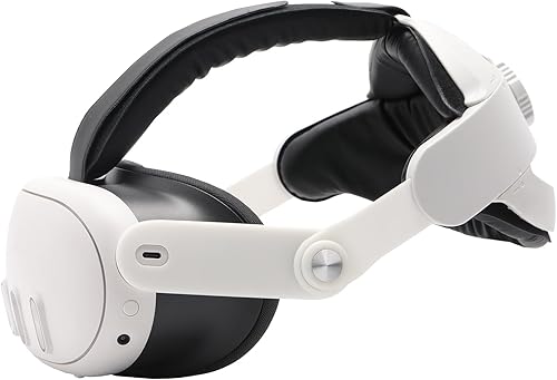 Topcovos Head Strap for Quest 3 Accessories,Elite Straps Adjustable Replacement with Aerospace Material,Get Support and Comfort Compatible with