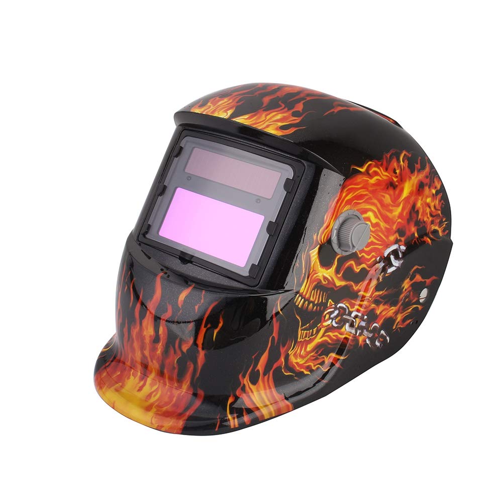 Masque de Soudage Solaire à Obscurcissement Automatique, Grand Champ de Vision, pour Applications MIG/MAG/TIG
