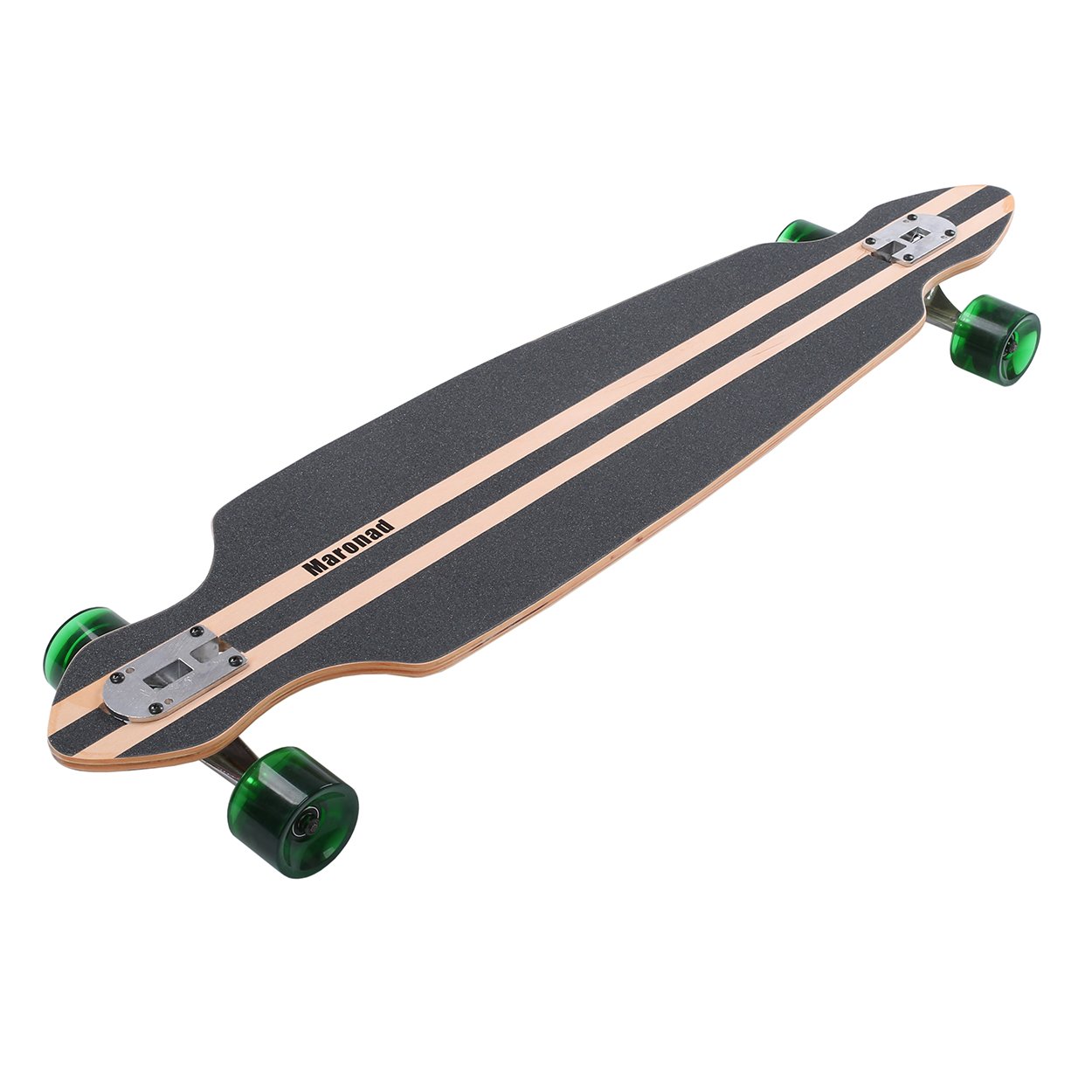 Longboard Skateboard MARONAD drop through Race Cruiser ABEC-11 Skateboard 104x24 cm Streetsurfer patinar FUN, Modell Cruiser - Aruba