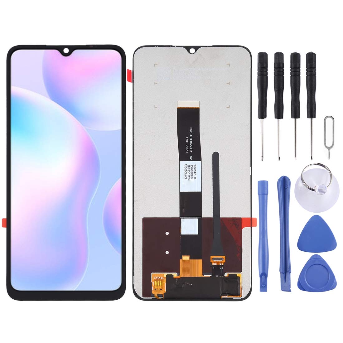 CHIXXAALLGDFD LCD Screen and Digitizer Full Assembly for Xiaomi Redmi 9A / 9C / Redmi 9C NFC/Redmi 9AT / Redmi 9i / Redmi 9 Activ/Poco C31 / Redmi 10A