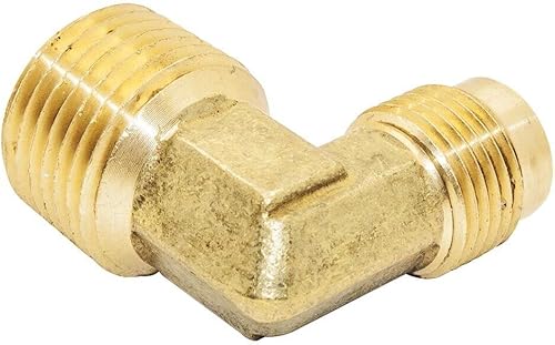 Miniatura 2 de MaxLLTo Reemplazo #49 5/8 pulgadas x 1/2 pulgadas de latón Flare MIP codo para Thrifco Plumbing 6949024