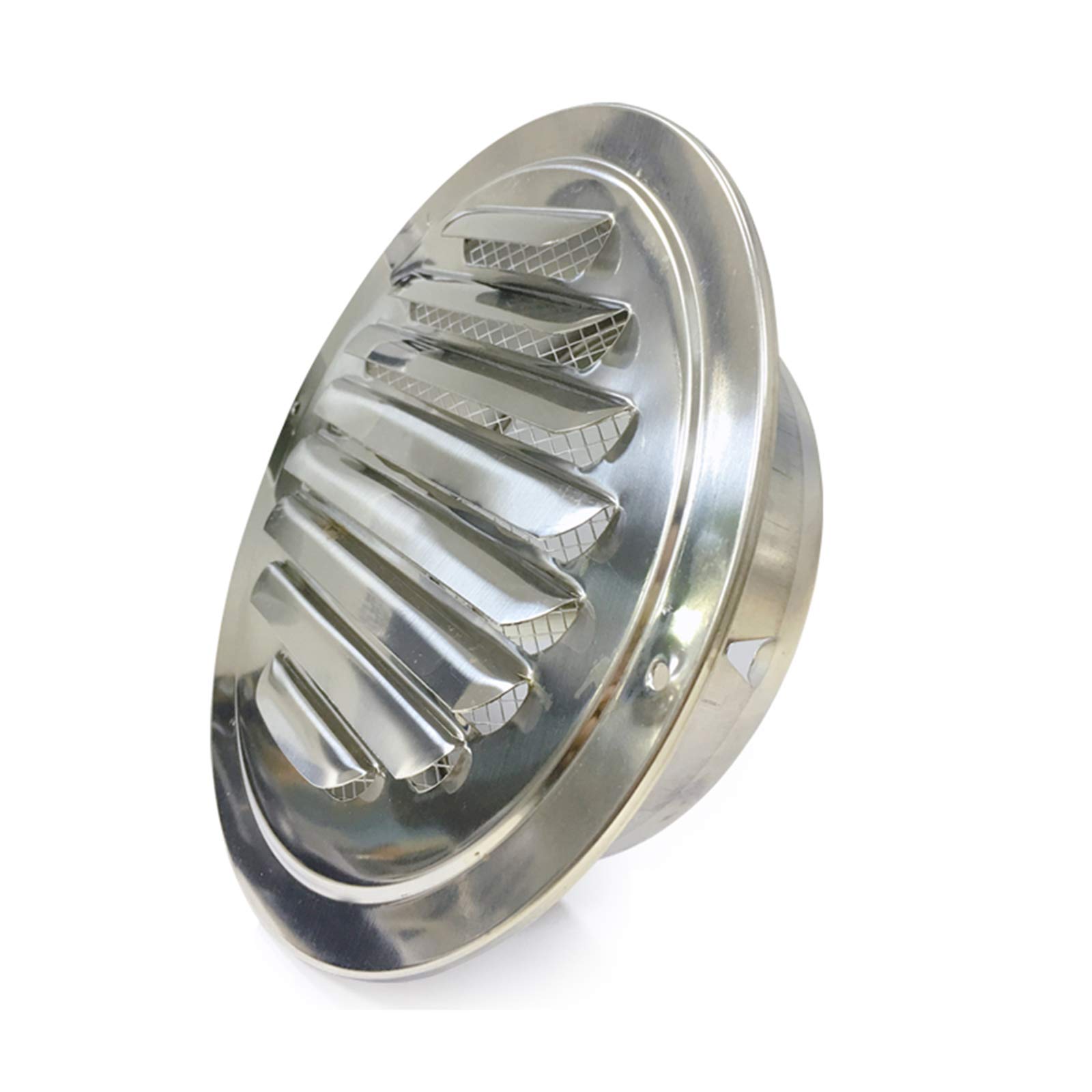 MFFIRE Sombrero Extractor, Cubierta De Chimenea De Acero Inoxidable Rejilla Ajustable para Ventila Circular La Lluvia Tapa Protectora,200mm