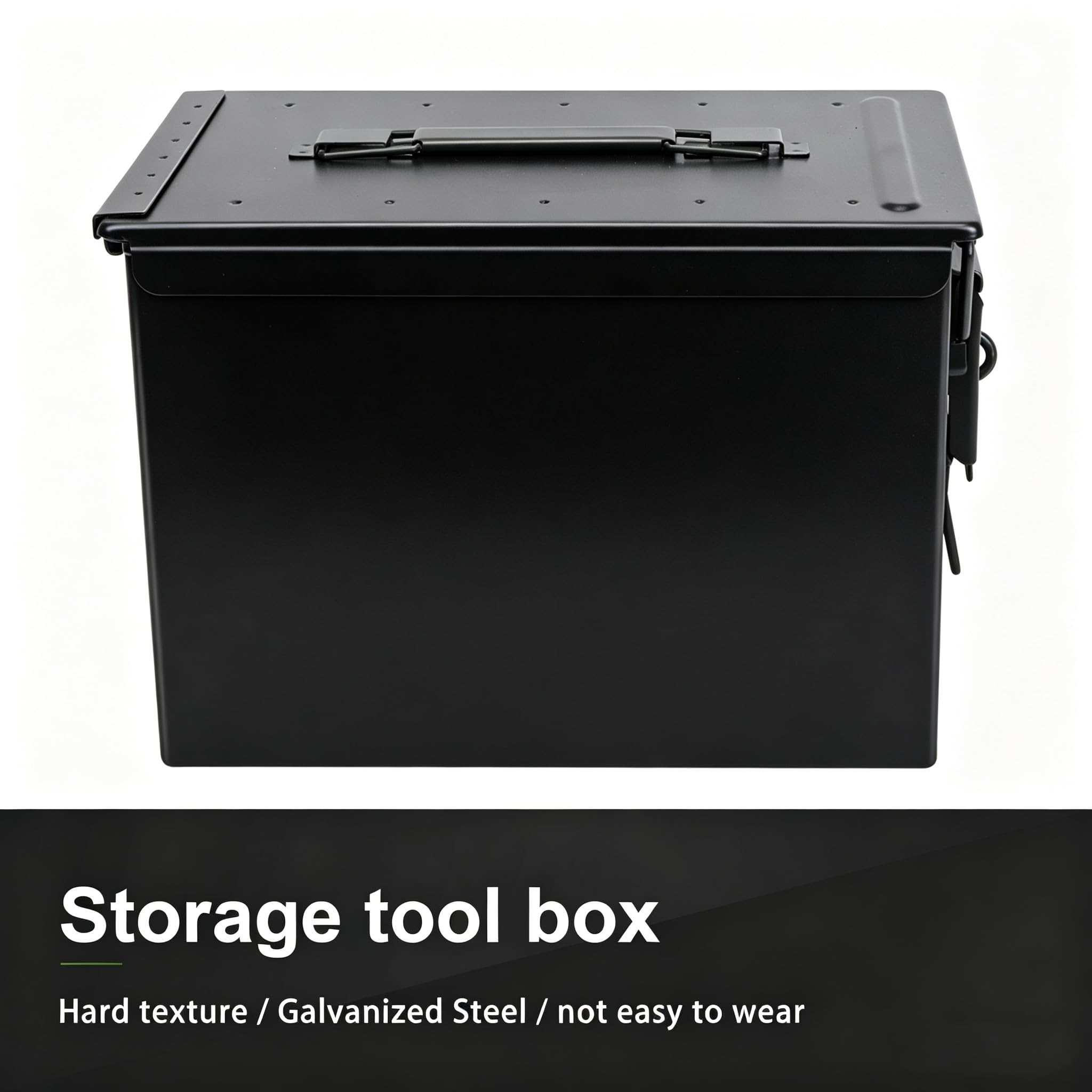 Aufbewahrungsbox für Munitionsdose und Munitionskoffer, Lithium-Batterie-Metall-Aufbewahrungsbox, feuerfest, wasserdicht, luftdicht, verwendet für Lithium-Batterien und Munitionsaufbewahrung