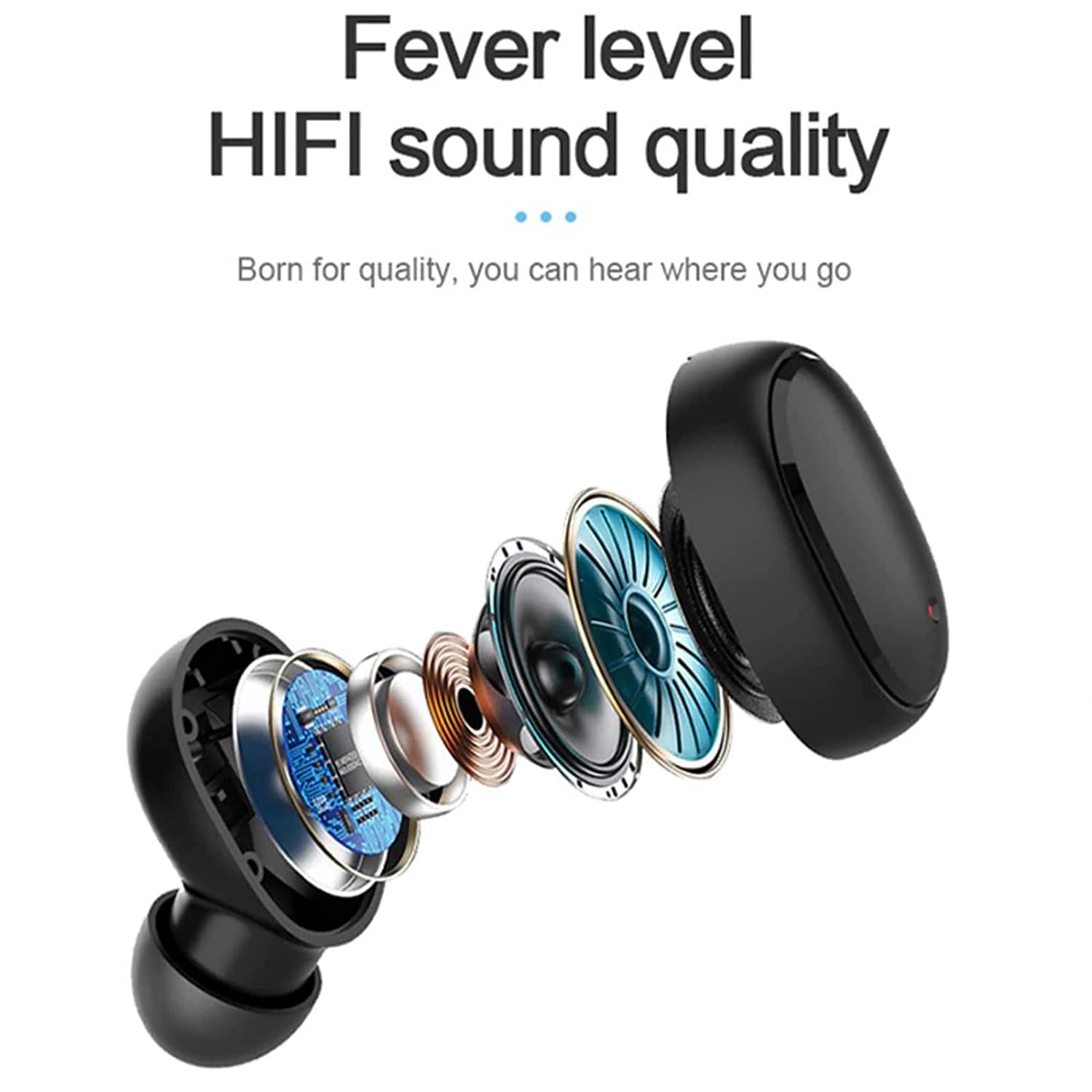 COREGENIX Buds Mini TWS with ENC Bluetooth 5.2 Wireless Headphones, 25Hrs Playtime, Deep Bass, Low Latency, Stereo Calls, Snug-fit TWS Earbuds, Smooth Touch Control & Fast Charging 3