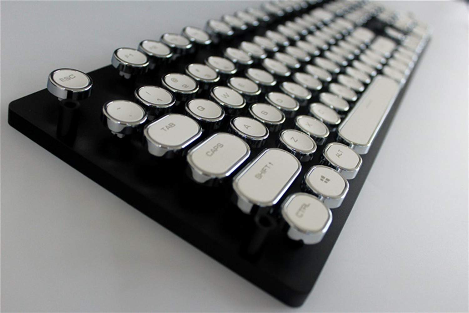 キーボード KRAP Maker White / Black Sheepie KRAP Amazon | キーキャップ 108分の87のABSキーキーキャップレトロ