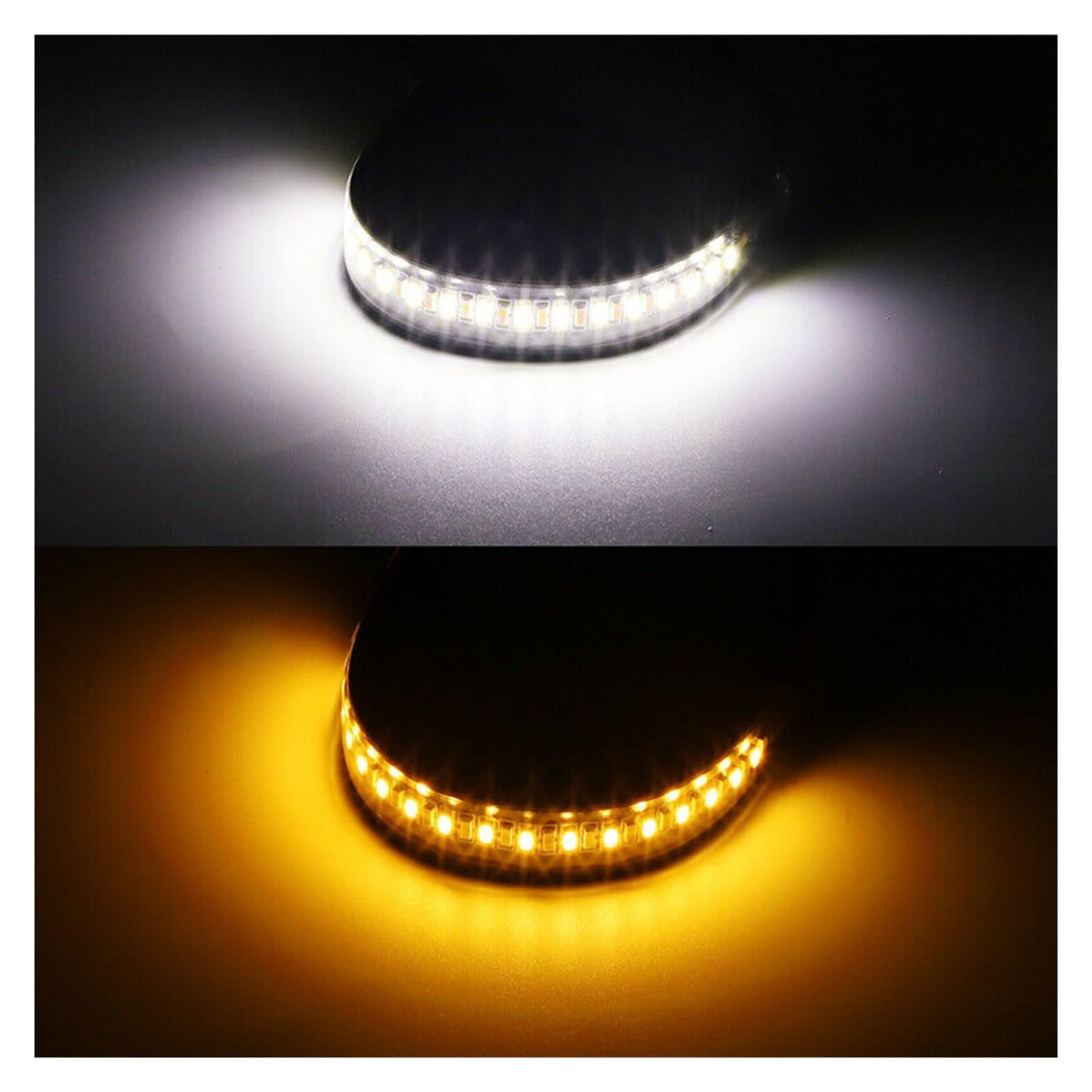 Oświetlenie tablicy rejestracyjnej 2 Szt. Motocykl LED Włączony Kierunkowskaz Lampa Flasher Indicator Migacz Dla Cafe Racer Clignotant Moto