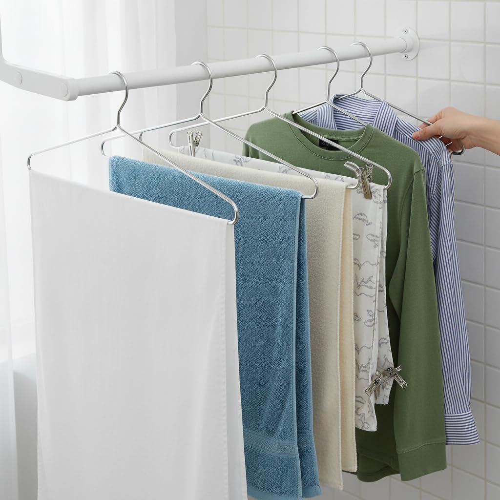 Cintre Gran Largeur Séchage Métal, 95 cm, épaisseur 5,0, 2 cm