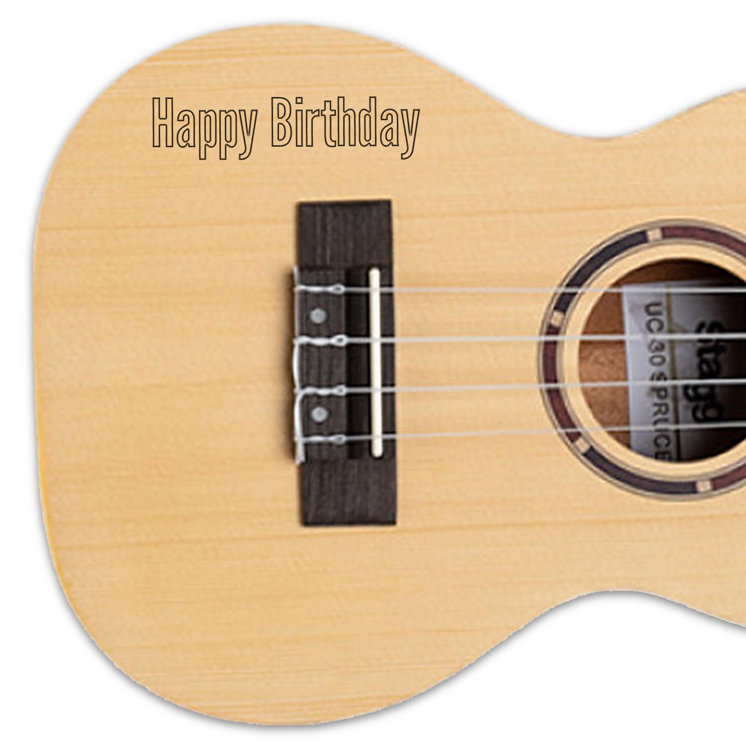 Stagg US-30 ukulele sopranowe wraz z torbą ze spersonalizowanym grawerunkiem