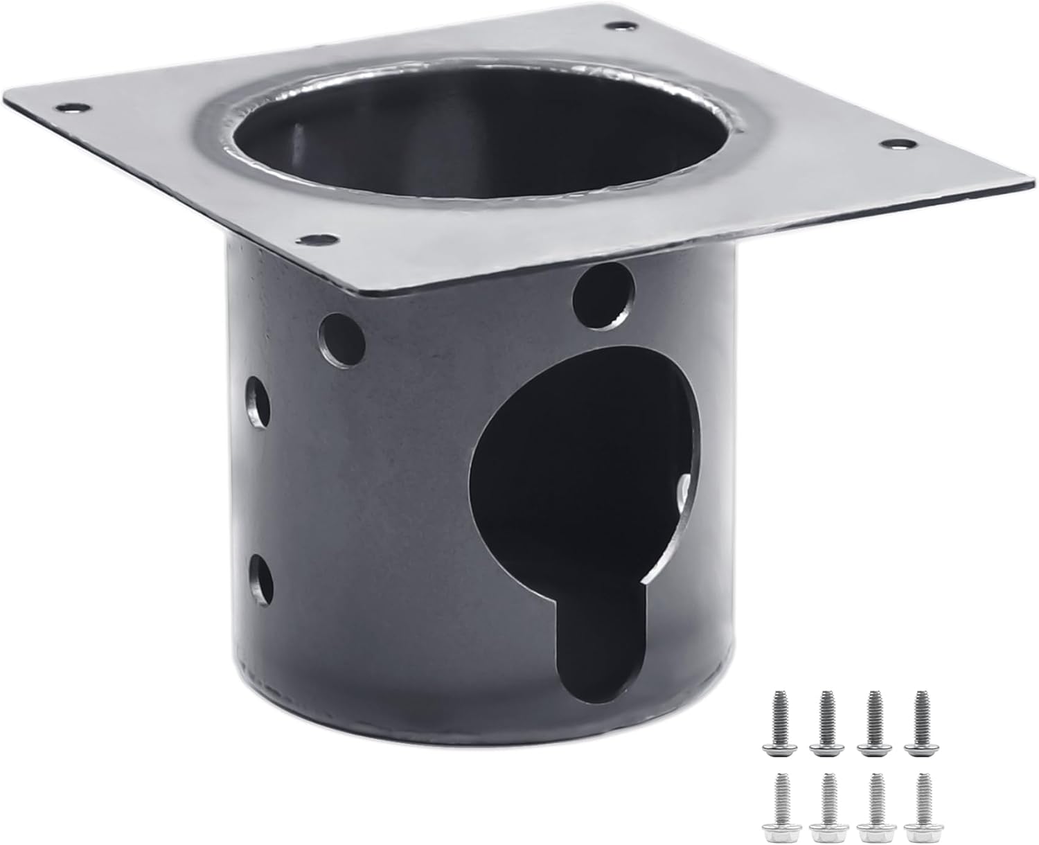 304 Stainless Steel Fire Burn Pot for Pit Boss Pro Series II 1150, 1600 Pellet Grills, Firepot Parts for Pit Boss PB1600PS1, PB1150PS2, PB1150PS3, Upgraded Replacement Burn Pot Accessories with Screws