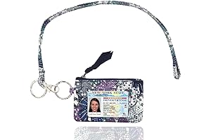 Lanyard And Wallet Set: 'Passion' Durable Lanyard with Zip ID Holder