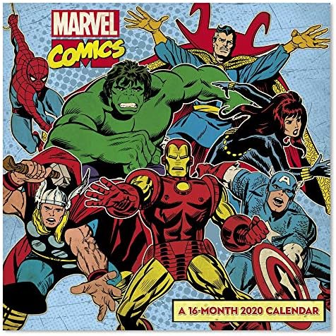 2020 Marvel Comics Wall Calendar (DDD5932820)