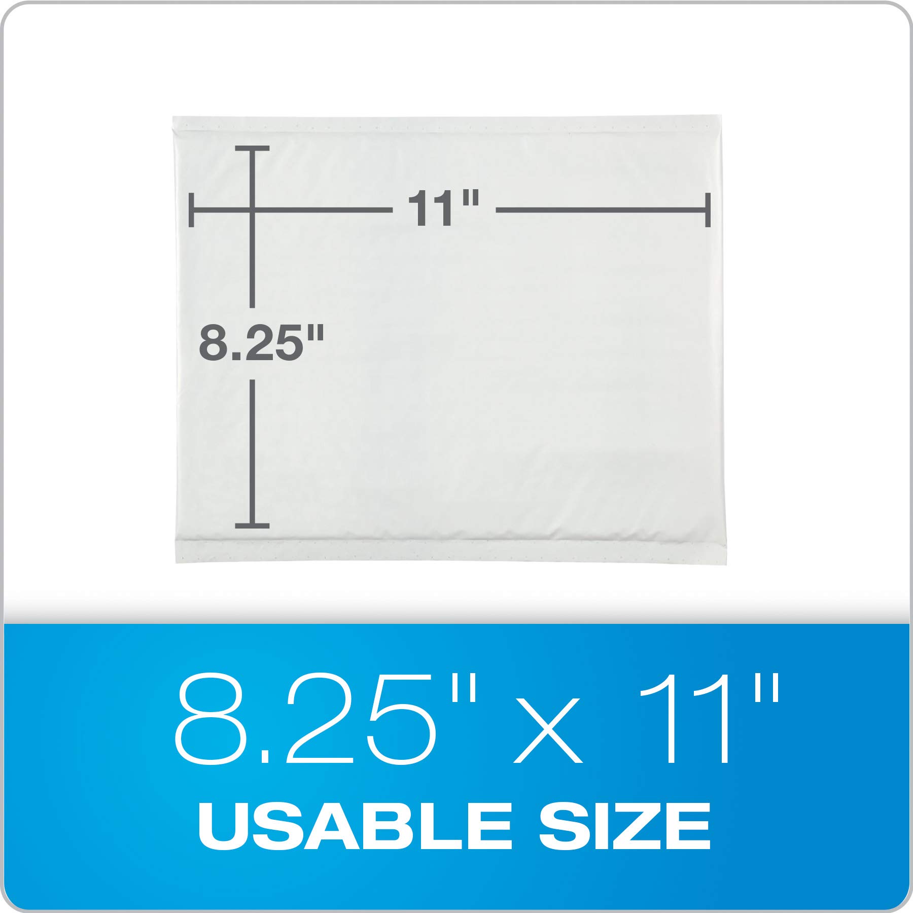 Quality Park Luftpolsterumschläge, 22,6 x 27,9 cm, wasserabweisend, weiß, gepolsterte Umschläge, Redi-Strip Abziehverschluss, 25 Stück (QUA85760)