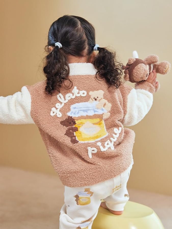 Amazon.co.jp: [ジェラート ピケ] BABYベビモコはちみつベアピケジャン