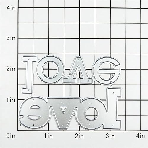 Vista 81 de DzIxY Troqueles de corte de metal con texto en inglés "I Love You" para hacer tarjetas, troquelados, troquelados, plantillas para máquina de álbumes