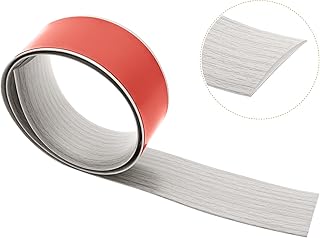 Floor Transition Strip, 3.28 Ft Self Adhesive Vinyl Flooring Transition Strips Wood to Tile Floor Divider Strip for Joining Floor Gaps Tiles Carpet Threshold Transition (1.96in W,1M L,Grey)