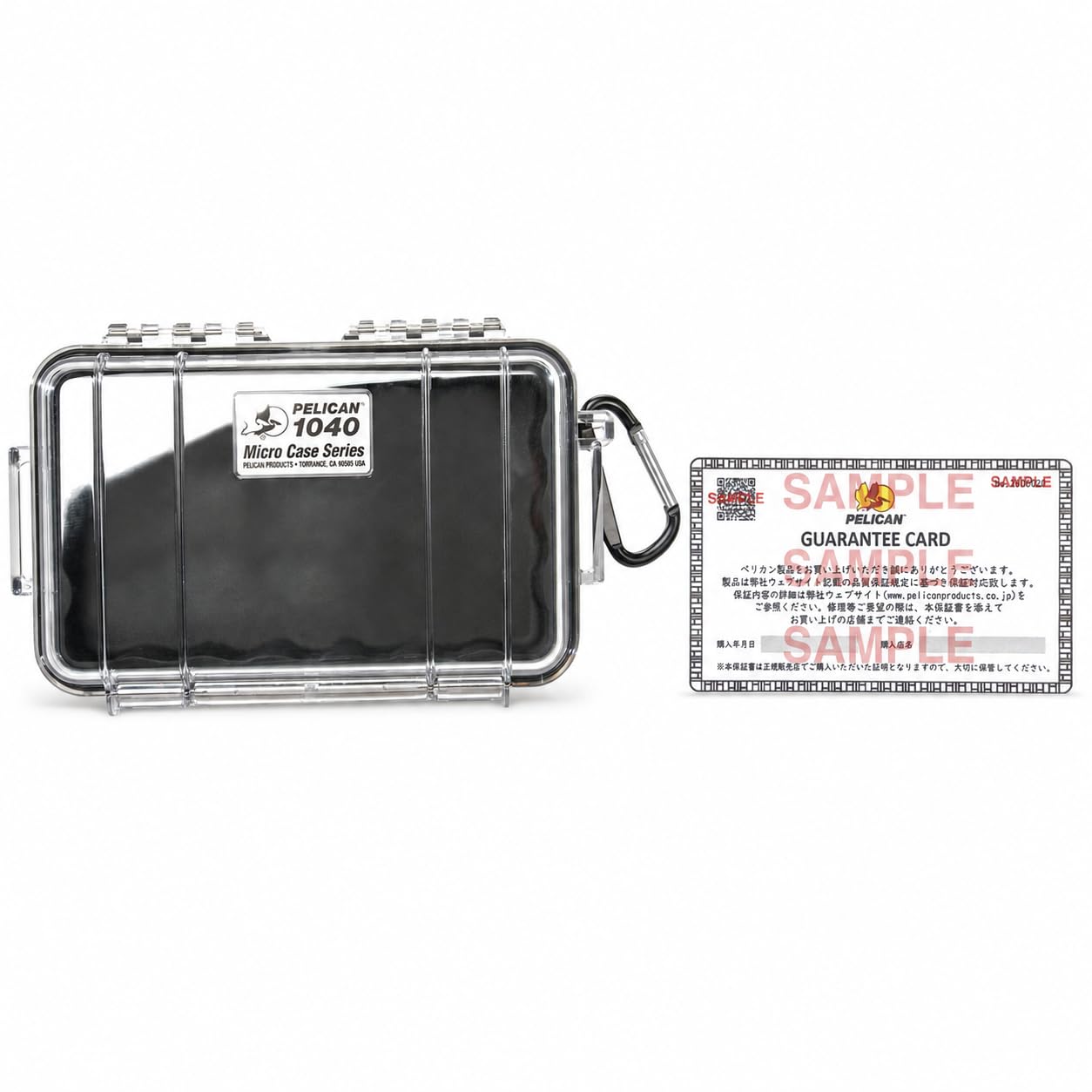 Amazon.com: Pelican 1040 Micro Case (Black/Clear) | Watertight