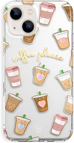 VELVET CAVIAR Funda para iPhone 13, probada en caídas de 10 pies, color café