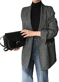 [TASOGARA] スプリングコート レディース ジャケット テーラード ミドル丈 アウター 薄手 チェック柄 オフィス カジュアル 就活 大きいサイズ おしゃれ ゆったり 春 秋