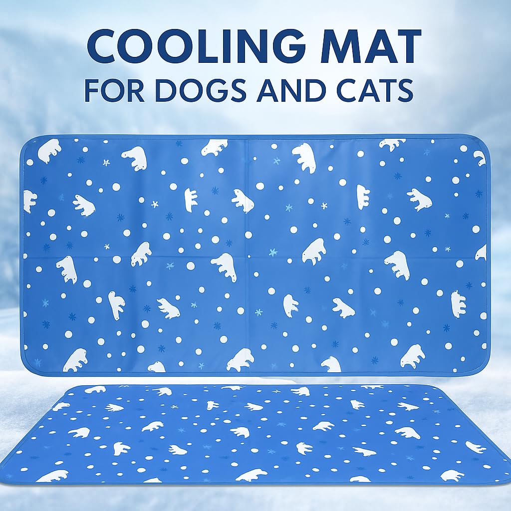 Sedol Tappetino auto-rinfrescante per animali domestici, cuscinetto in gel atossico con resistente rivestimento in PVC Oxford 300D, lettino refrigerante portatile per cani e gatti, per sollievo dal