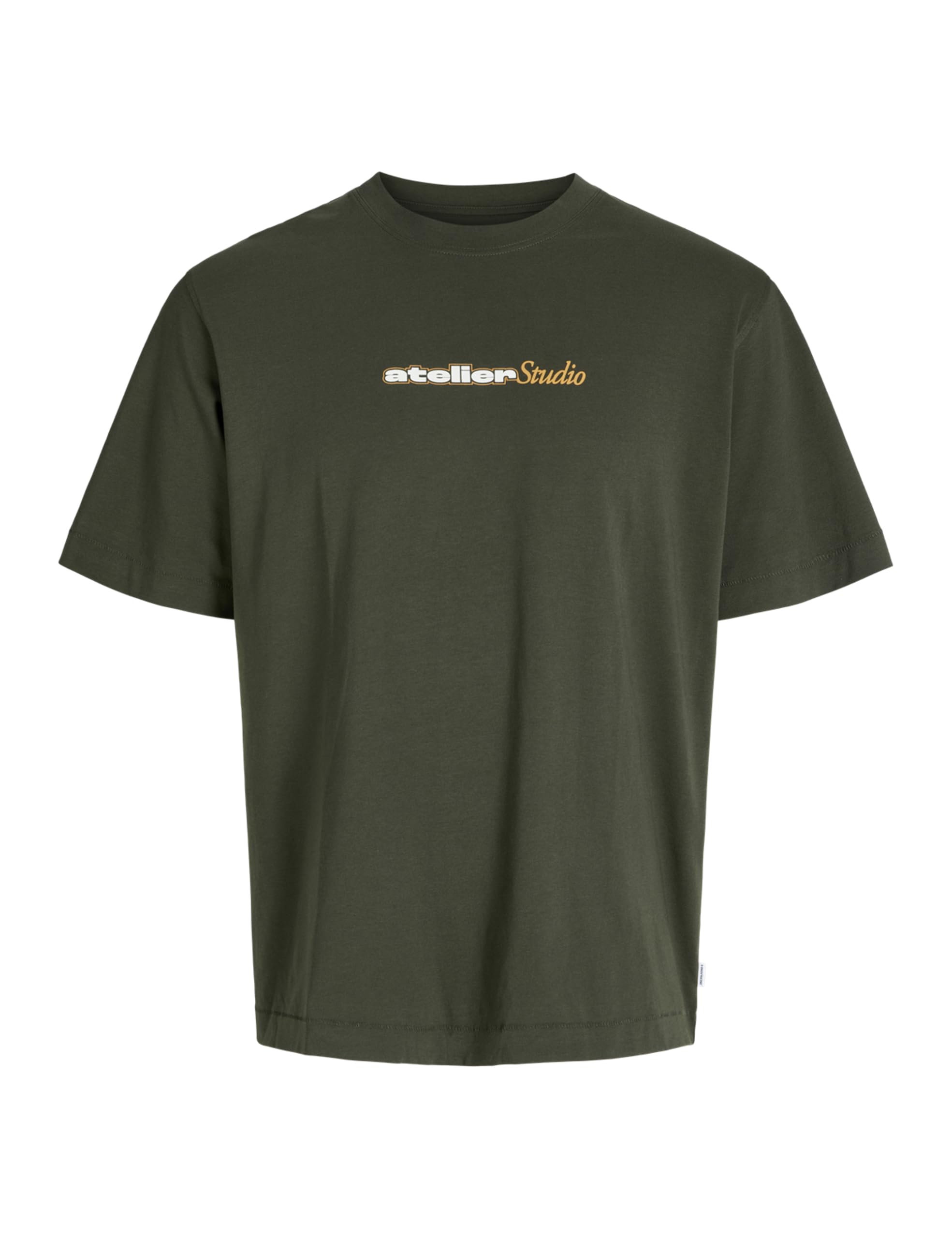 JACK & JONES Jjrody Tee SS Crew Neck, Green (Duffel Bag), L