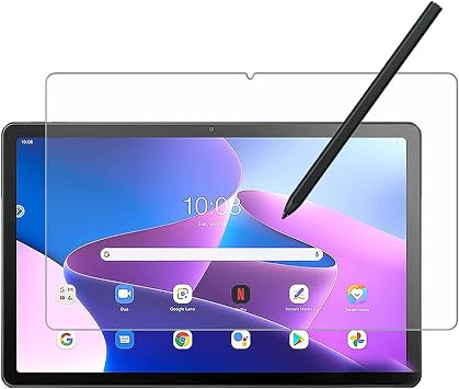 Microcase Lenovo Tab M10 Plus TB125FU 10.61 3.Nesil Pencil Destekli Ka t Hissi Veren Mat Ekran Koruyucu AL3289
