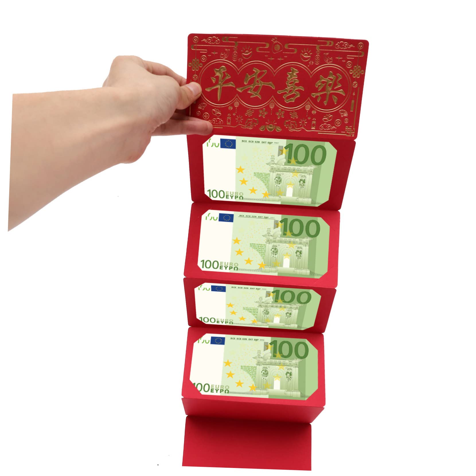 VILLCASE 20piezas Rojos Decorativos Año Del Conejo Envelopes De Dinero De Año Diseño Para Celebraciones y