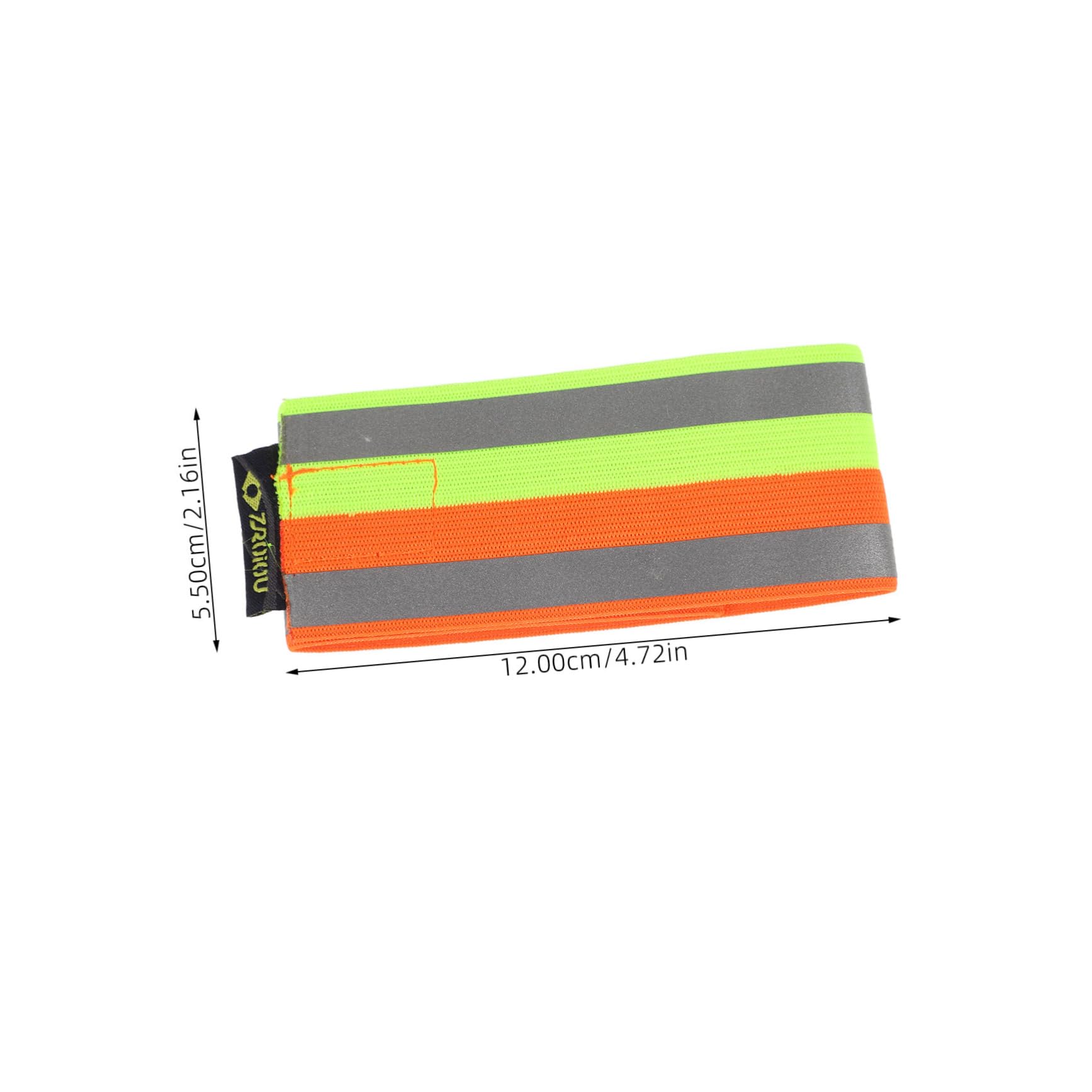 Abaodam 2Pcs Adjustable Reflective Arm Bands Glow The Dark Safety Gear for Night Running Cycling and Outdoor Activities Comfortable Fit Durable Design High Visibility Reflective Gear