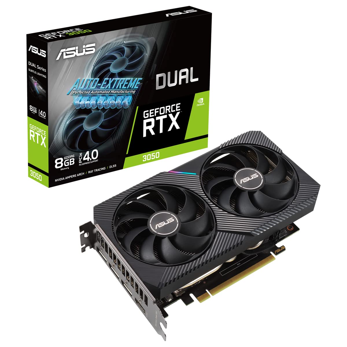 ASUS Dual Nvidia Geforce RTX 3050 Gaming Graphics Card (Pcie 4.0, 8Gb Gddr6 Memory, Hdmi 2.1, Displayport 1.4A, 2-Slot Design, Axial-Tech Fan Design, 0Db Technology, and More) - Pci_E_X4 (B09QMGWWLV) Amazon Price History, Amazon Price Tracker