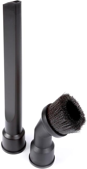 Workshop Wet/Dry Vacs Shop Accessoires sous vide WS16012A Outil à crémaillère double-fichier et accessoires de brosse à poussière pour aspirateurs à sec, raccords 1-1/4-inch et 1-7/8-inch Des os