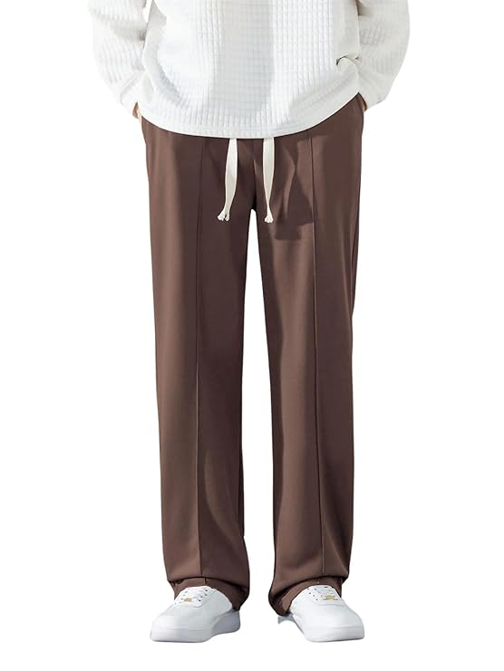 GRECIILOOKS Track Pants Brown