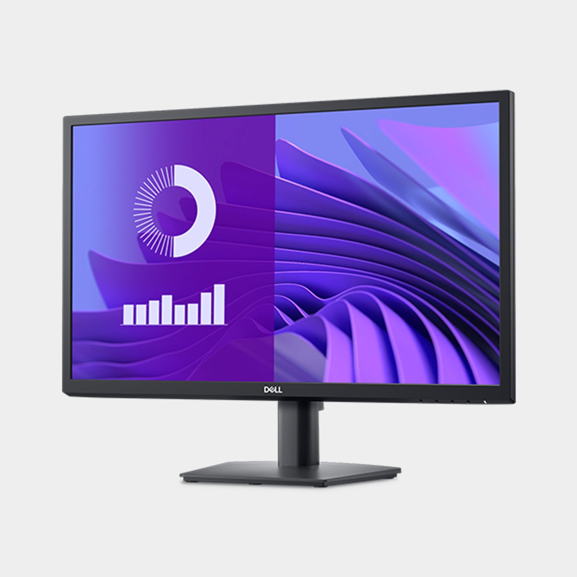 Dell E2425H 24" Full HD (1920x1080) Monitor, 75Hz, VA, 5ms, VESA (100x100mm), DisplayPort, VGA, 3 Anni di Garanzia, Nero
