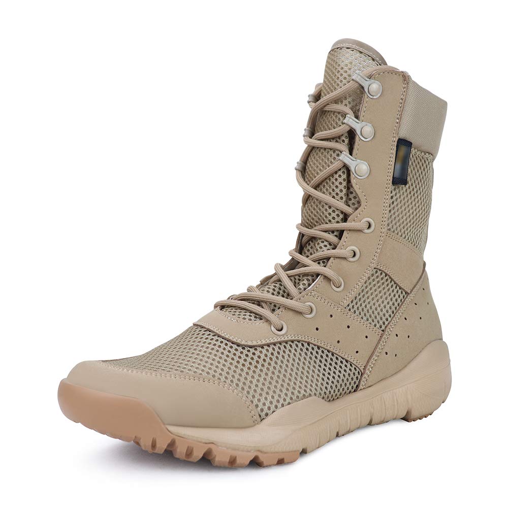 Botas militares Hombre Botas Tácticas 6" Botas Ligeras Profesionales con Suela EVA Botas de Combate Impermeable botas senderismo hombres Model-521
